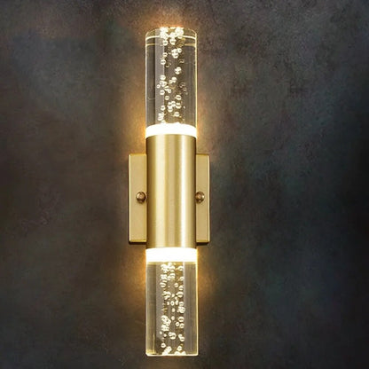 Modern Bubble Crystal LED Wall Lamps