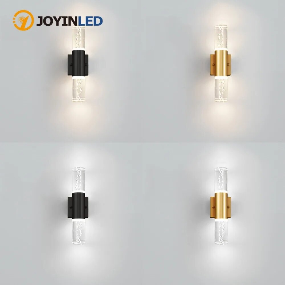 Modern Bubble Crystal LED Wall Lamps